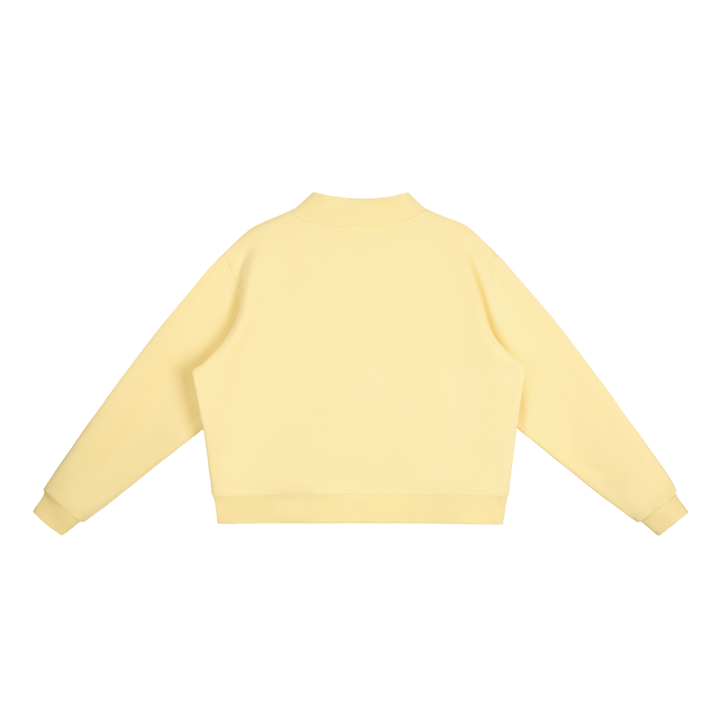 Pink Lemonade Mock-Neck Crew Sweatshirt