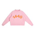 Sunset Mock-Neck Crew Sweatshirt