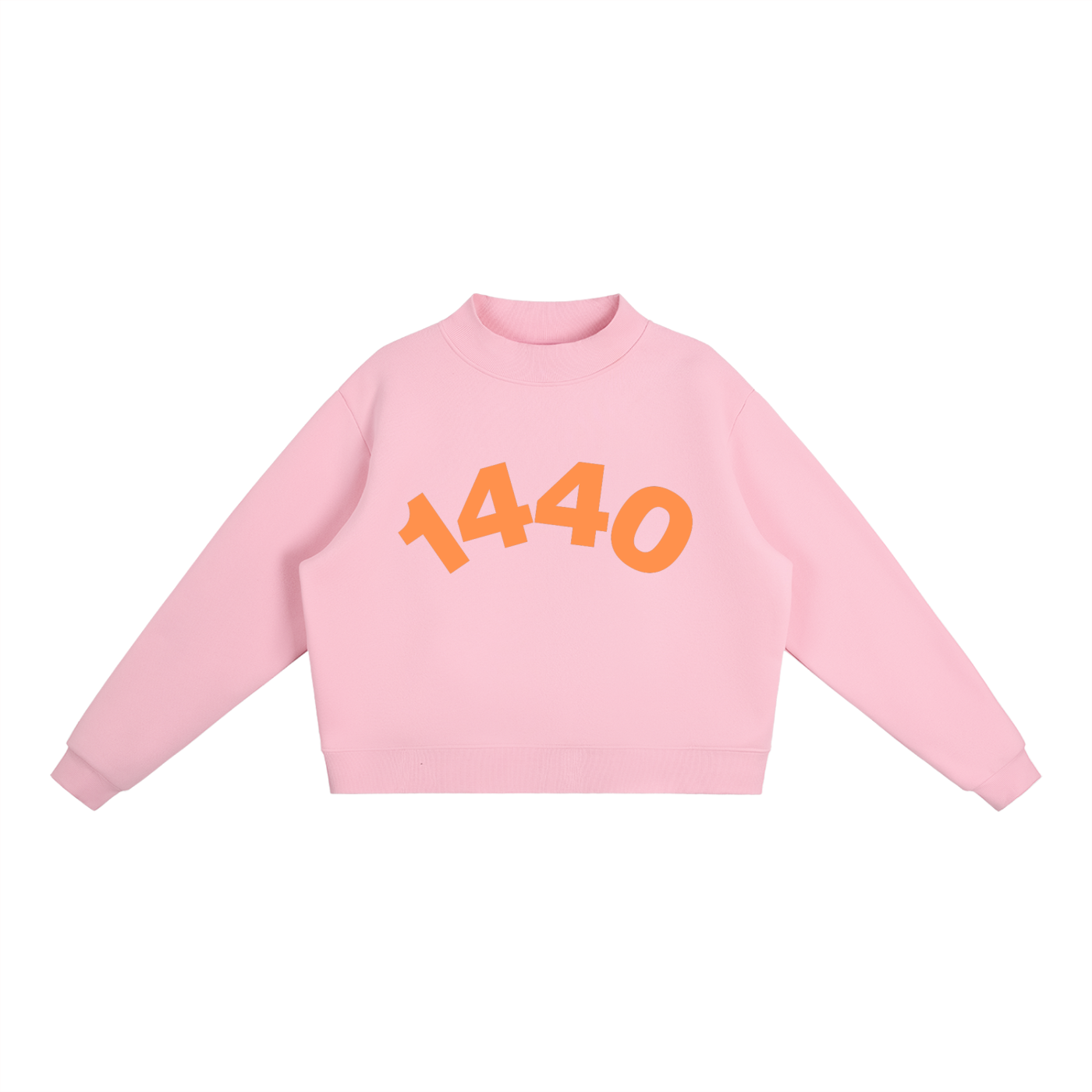 Sunset Mock-Neck Crew Sweatshirt