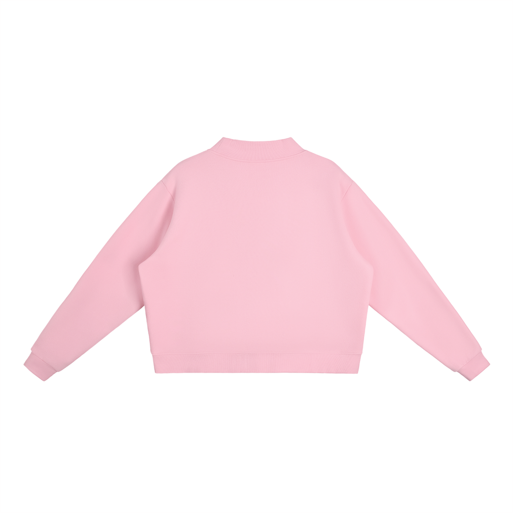 Sunset Mock-Neck Crew Sweatshirt